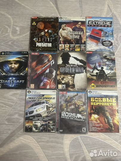Компьютерные игры CD/DVD диски
