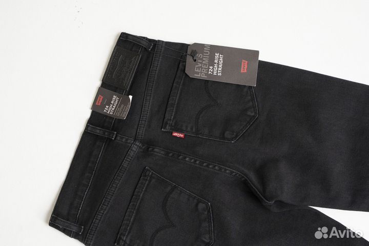 Джинсы женские Levis 724 большие размеры W32-W40
