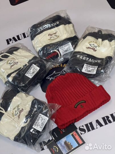 Paul&Shark Bretagne Шапки Шерсть Virgin Ориг TGU