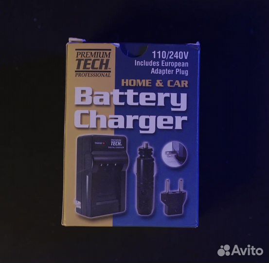 Зарядка(+авто) для батарей от фотоаппаратов sony