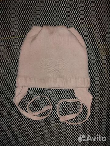 Шапочка на девочку весна-осень 1-1,5 года