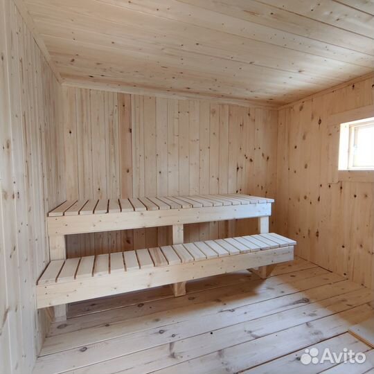 Каркасная баня 3х4