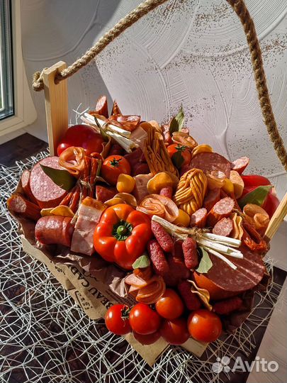 Мужской съедобный букет