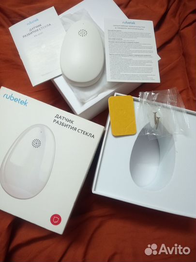 Датчик разбития стекла Рубитек