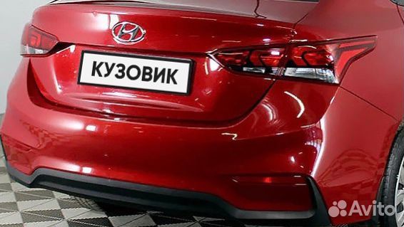 Бампер задний на Hyundai Solaris 2 2017-2020