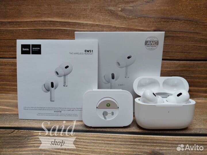 Airpods pro 2 hoco ANC шумоподавление