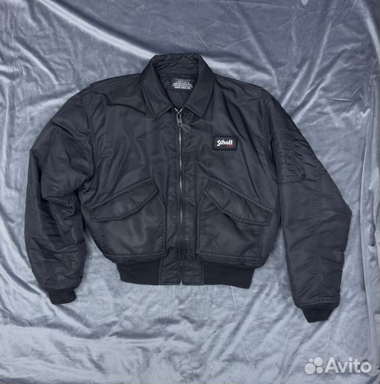 Винтажный Американский бомбер schott р-р L