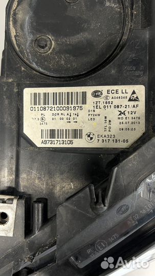 Фары ксенон BMW 5 f10 оригинал комплект рестайлинг