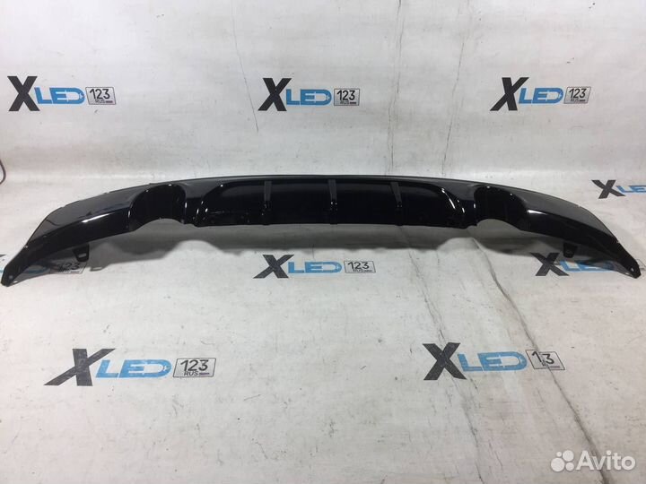 Диффузор BMW 2F22 M 1+1 чёрный глянец