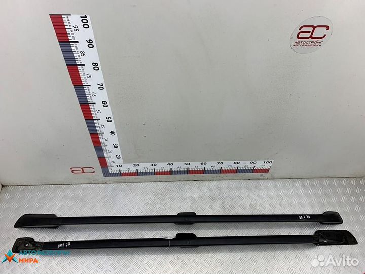 Дуги на крышу (рейлинги) Dacia Logan рест. 2010