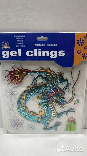 Новогодние наклейки на окна