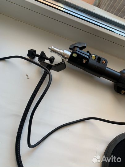 Микрофон Fifine k669 + стойка + поп фильтр