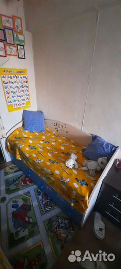 Детская кровать от 3 лет с матрасом бу