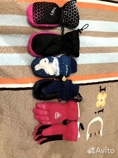 Варежки, перчатки горнолыжные детские