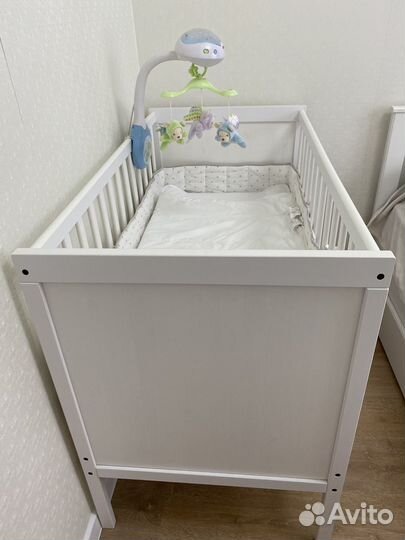 Детская кроватка IKEA Сундвик