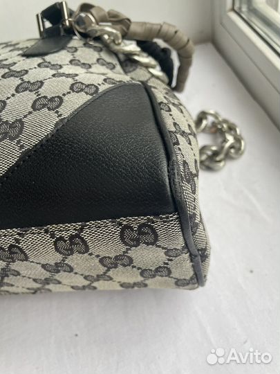 Сумка Gucci Boston Bowling Bag 2way с обвесом