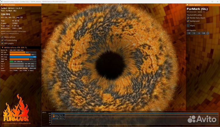 KFA2 GeForce RTX 3070 Ti 1-Click OC 8Gb