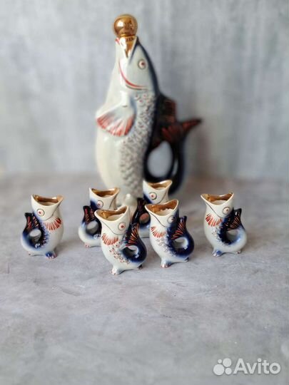 Сервиз советский рыбки