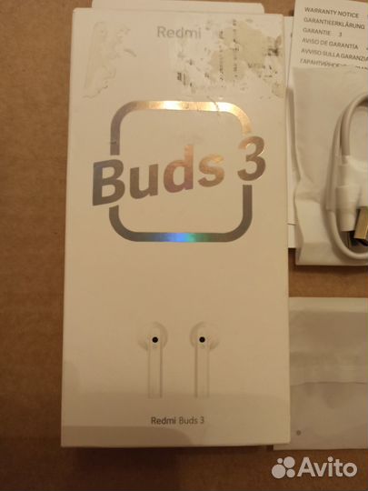 Наушники TWS Xiaomi Redmi Buds 3 белый