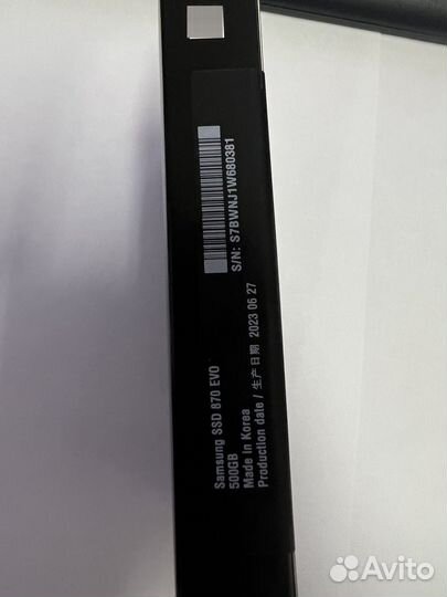 SSD 500GB Samsung 870 EVO (новый)