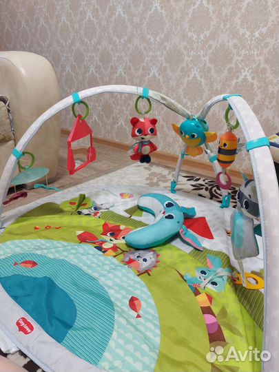 Развивающий коврик tiny love солнечная полянка