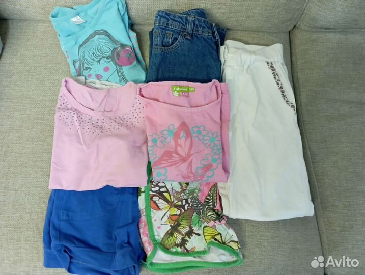 Одежда пакетом для девочки 122-128