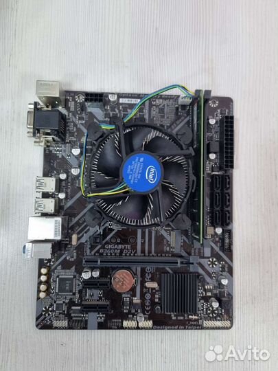 Gigabyte B360M D2V + I3-8100 + 8gb dd4 kingston