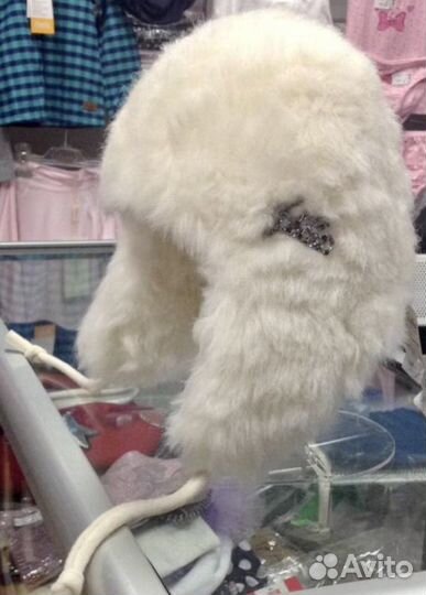 Зимняя шапка для девочки, новая. 52-54 р