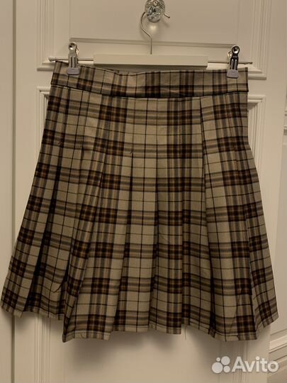 Юбка плиссерованная в клетку