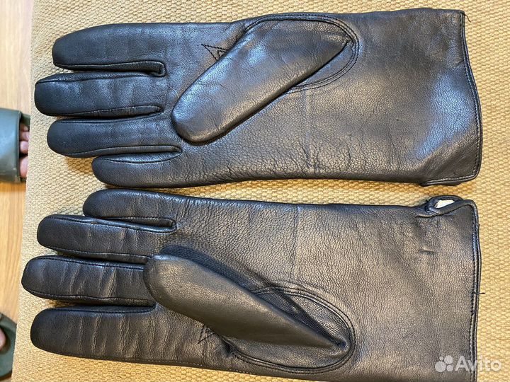 Перчатки женские кожаные новые