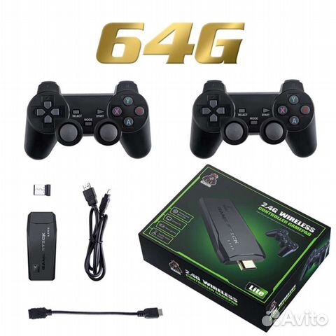 Игровая приставка game stick lite 4k 64gb