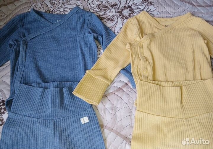 Растущий комплект боди+ штанишки hm 68