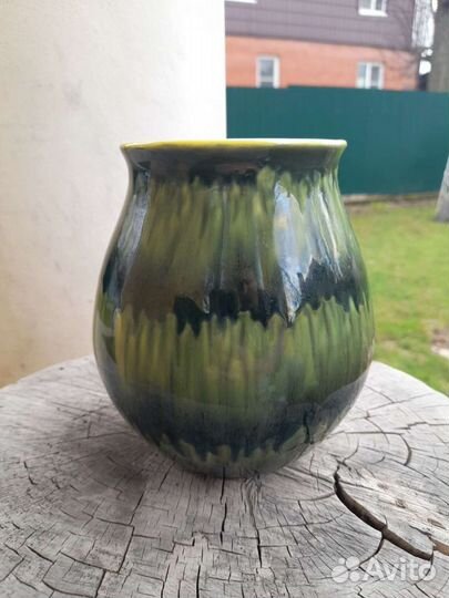 Ваза/цветные глазури/конаково