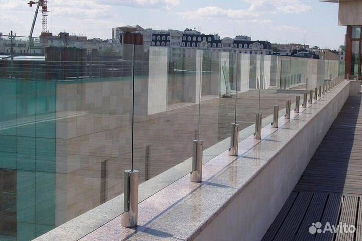 Стеклянные ограждения для террас под ключ