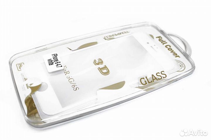Защитное стекло 3D iPhone 6.6s 4.7 2.5D (белый)