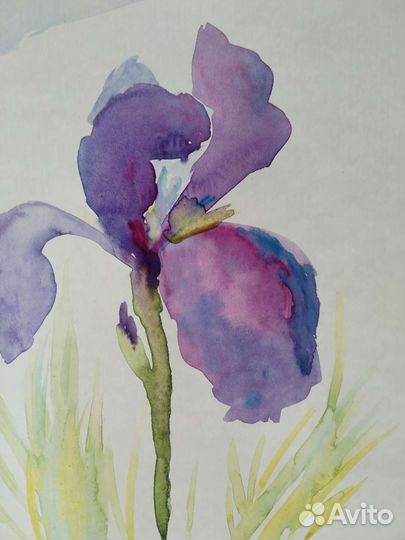 Скетч. Акварельная картина