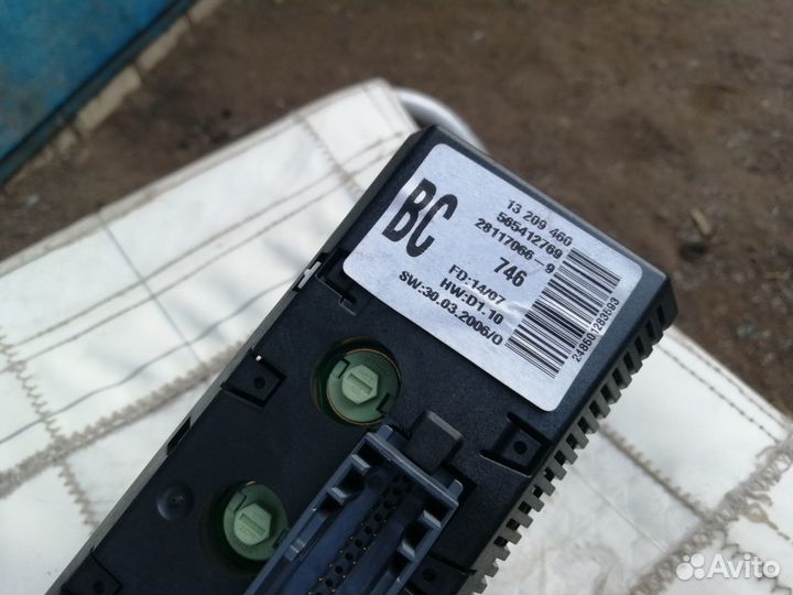 Дисплей информационный Opel Corsa D