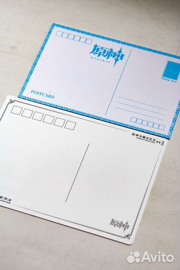 Открытки и принты Геншин импакт Genshin Impact