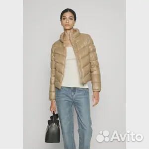 Куртка зимняя boss, бежевый