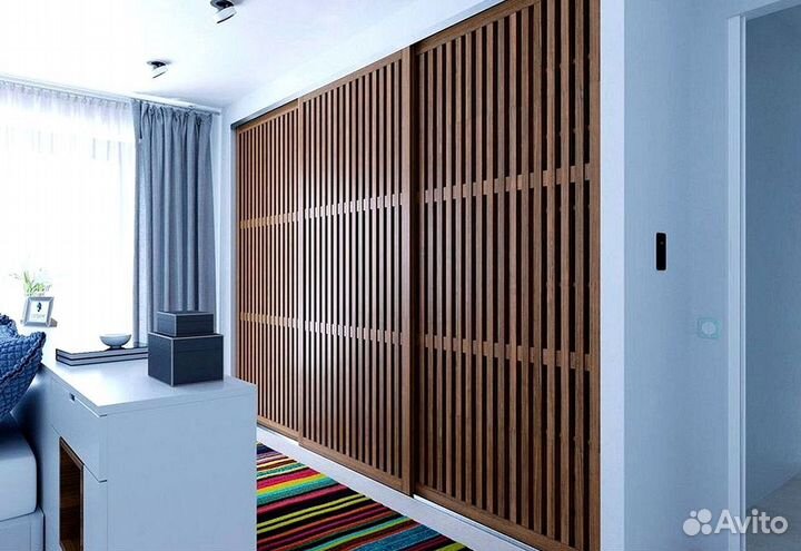 Межкомнатная перегородка из реек