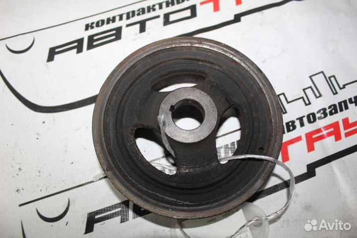 Шкив коленвала hyundai G4EH G4EK accent X3 2 ремня 2312426010