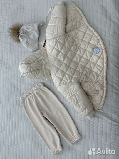 Комплект куртка демисезон, штаны, шапка 86