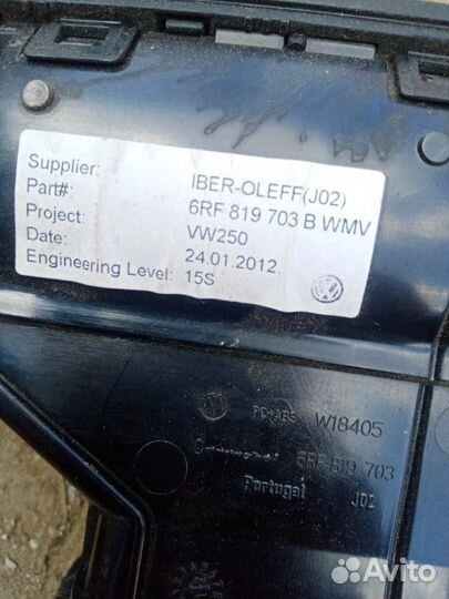 Дефлектор воздуховода Volkswagen Polo V CFN 2012