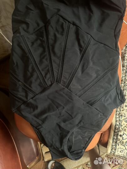 Купальник женский слитный 46 48 черный