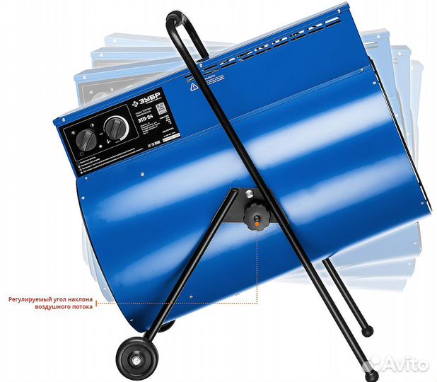 Тепловая пушка электрическая зубр зтп-24, (24кВт)