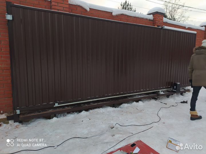 Ворота откатные автоматические