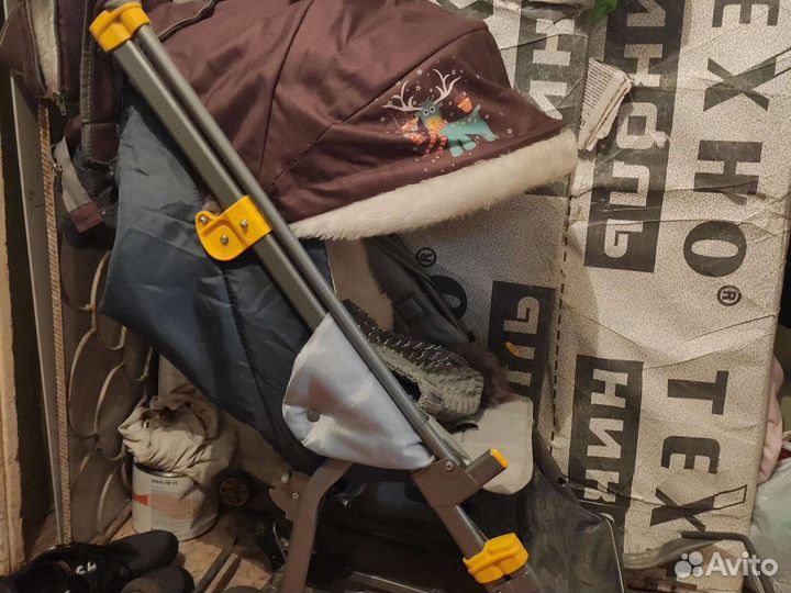 Детские санки коляска бу