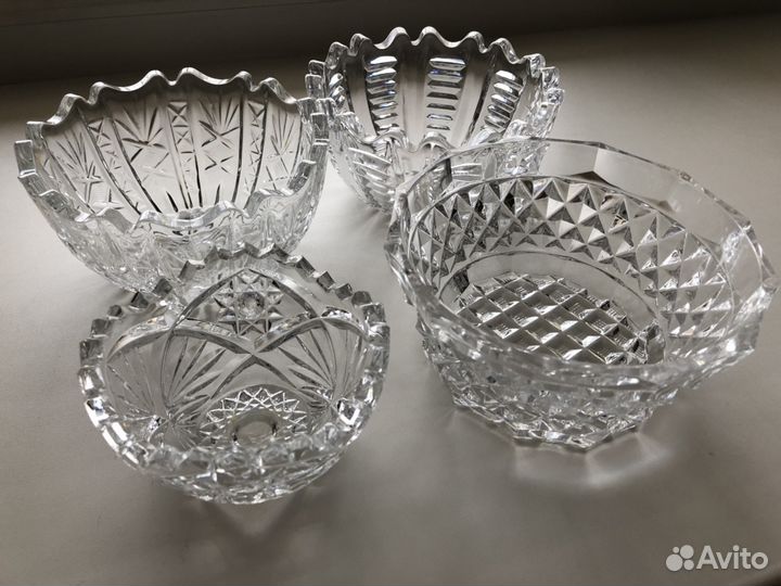 Хрустальные салатники. Хрусталь СССР