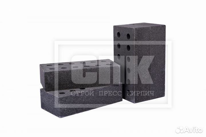 Кирпич облицовочный - Черный Оникс