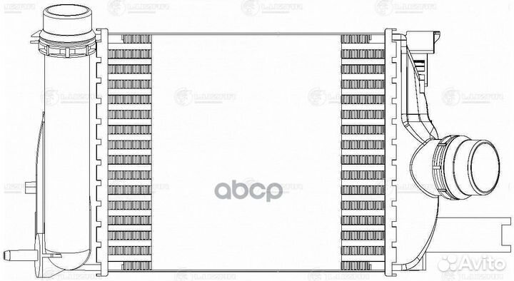 Онв (радиатор интеркулера) для а/м Renault Arka